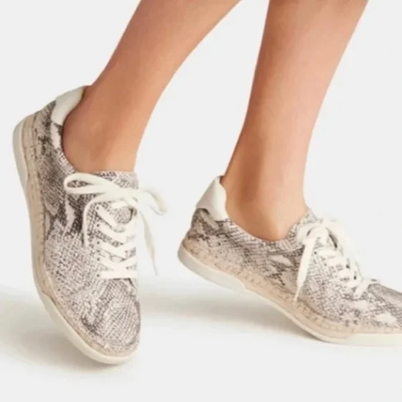 Dolce Vita Shoes Dolce Vita Snakeskin Espadrille Leather